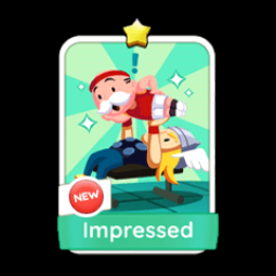 ✫Monopoly Go Stickers✫ Impressed(1 Star) 0